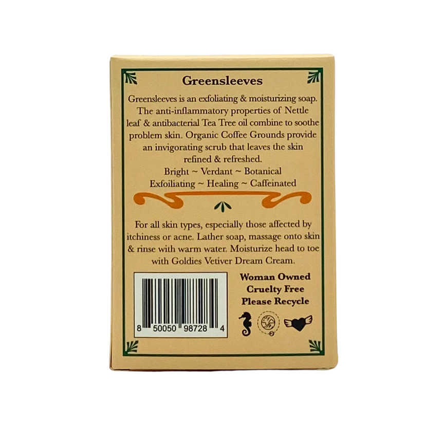 Greensleeves | Bar Soap | Tea Tree | Nettle | Herbal