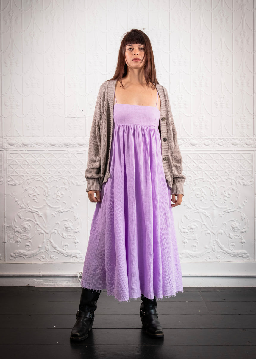 Arquette Dress in Lavender Fog