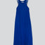 Double Strap Jersey Dress in Blue